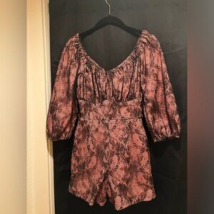 Vixen lace romper size M